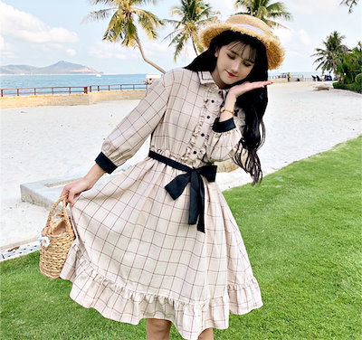 Qoo10 韓国ファッション シャツ ワンピース レ レディース服