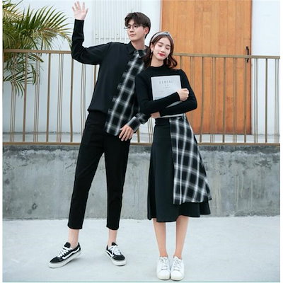 Qoo10 韓国ファッション ペアルック カップル レディース服