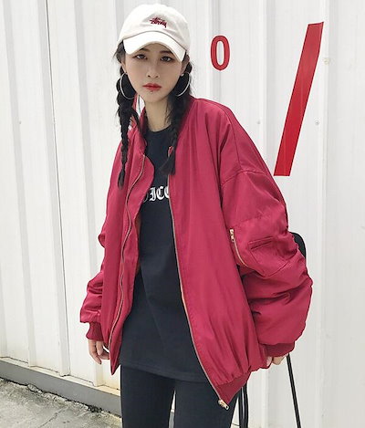 Qoo10 韓国ファッション Ma 1 コート アウ レディース服