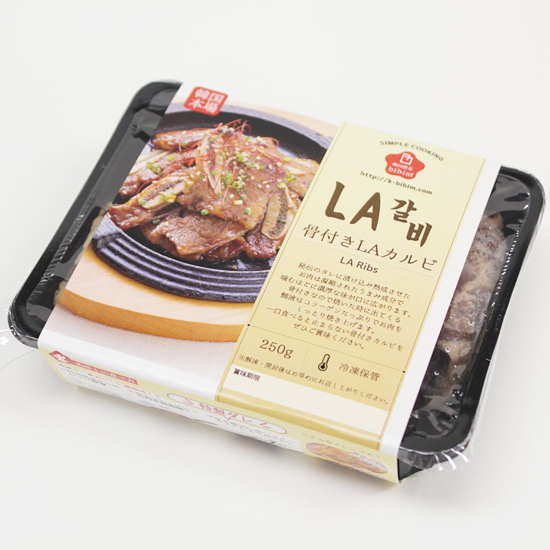 Qoo10] 韓国料理 骨付きLAカルビ 250g お