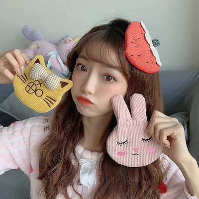 Qoo10 韓国版の超大可愛いヘアピン前髪の前額のコ バッグ 雑貨