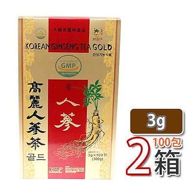 Qoo10 高麗人参茶 100包入り2box 食品