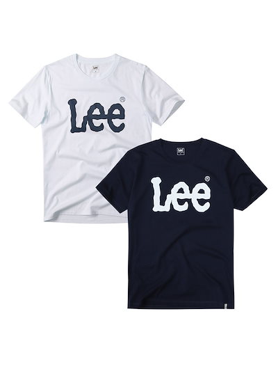 Qoo10 韓国直送 Leeリーロゴ半袖tシャツ メンズファッション
