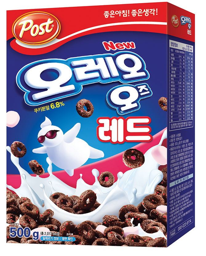 Qoo10 韓国食品 Oreo オレオオズ オレオオズレッド 500g 2 大人気シリアル 韓国シリアル 韓国お土産 オレオクッキー粉