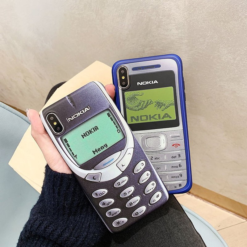 Qoo10 高品質 Iphoneケース アイフォンケース 面白かわいい Nokia ノキア Iphone6 Iphone7 Iphone8plus Iphonex Xr Xs 2カラー カバー プレゼント