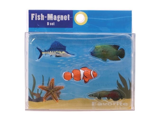 Qoo10 魚bセットフィッシュマグネット5個セット Qoo10 魚bセットフィッシュマグネット5個セット