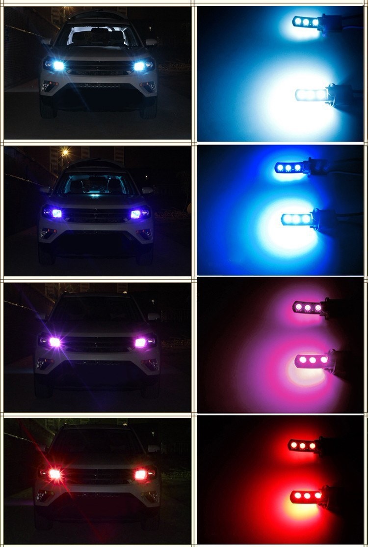 Qoo10 ｌｅｄデイライト 交通安全 ドレスアップ ｇｔｉ車 Led ヘッドライト 昼 常時 点灯 埋め込み カー用品 車用 E079