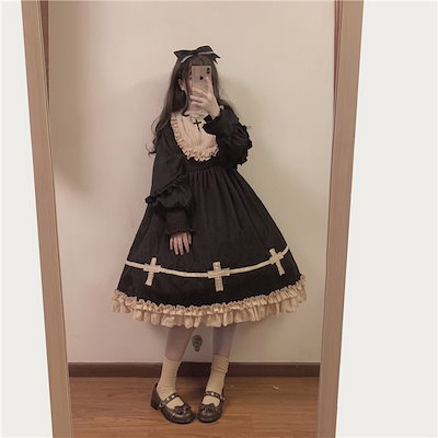 Qoo10 ロリータ ジャンパースカート レディース服