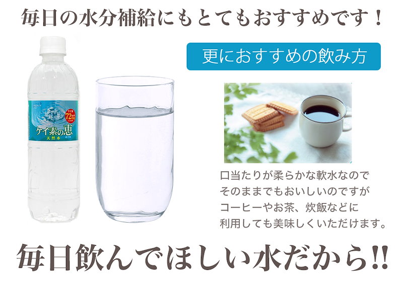 Qoo10 クーポン利用で10 Offケイ素水 高濃度ケイ素水 天然水 ミネラルウォーター ケイ素の恵 525ml 40本 シリカウォーター 美ウォーター 水 シリカ水 国産 大分県産