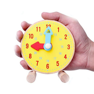 期間限定30 Off 知育教材 1個 モンテッソーリ手作り木製時計子供のおもちゃ時計教育玩具 Kitsgroup Ac In