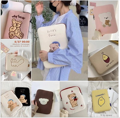 Qoo10 2 1韓国ins Ipadケースバッグ スマートフォン タブレットpc