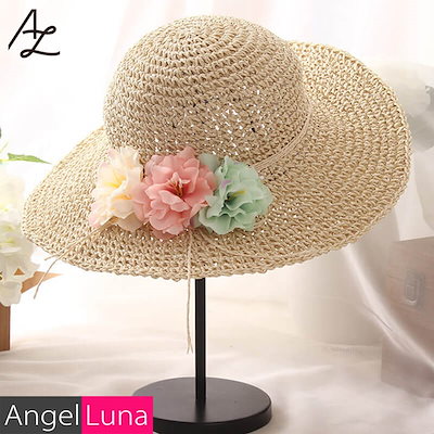 Qoo10 0円offクーポン付麦わら帽子 花飾 バッグ 雑貨