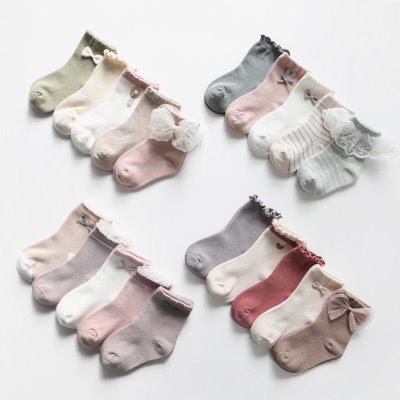 Qoo10 春秋冬子供 靴下 セット ソック ベビー マタニティ