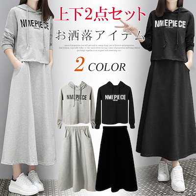 Qoo10 21春夏新作韓国ファッション２点上下 レディース服