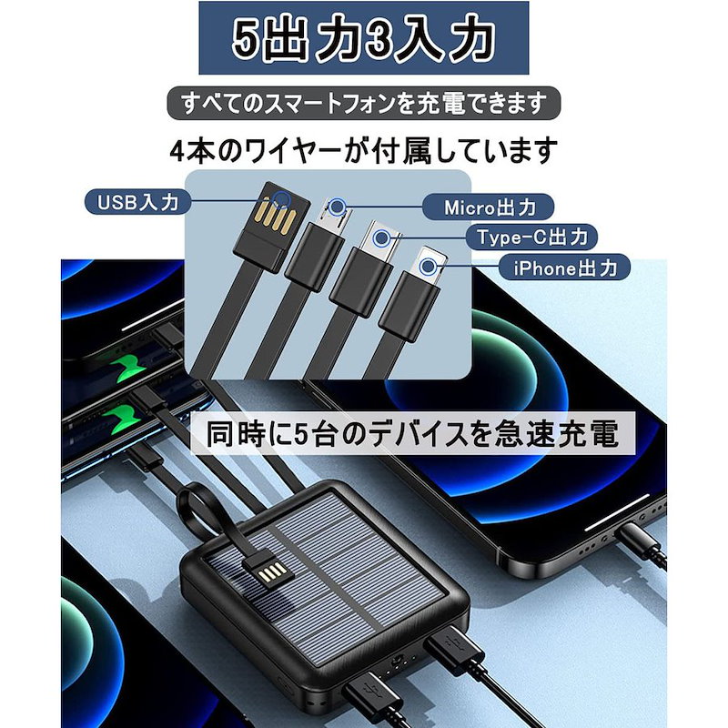 Qoo10] 2022年最新型 モバイルバッテリー ソ