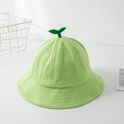 最安値に挑戦 帽子 靴下 22緑のつぼみの男性と女性の赤ちゃん漁師の帽子春と夏の薄い日よけ帽子供日よけ帽赤ちゃんの日よけ帽韓国ファッション Sjemenarna Net