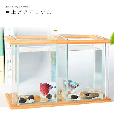 最安値挑戦 熱帯魚 アクアリウム用品 2way水槽アクアリウム金魚鉢卓上aquariumすいそうおしゃれかわいいオ Www Desalvocontracting Com