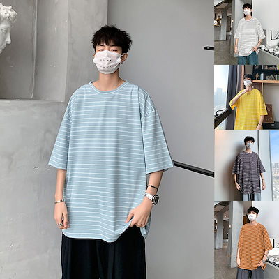 Qoo10 韓国メンズファッション夏半袖tシャツメン メンズファッション