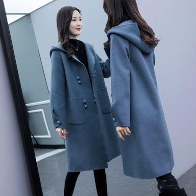 Qoo10 3色 チェスターコート レディース ラシ レディース服