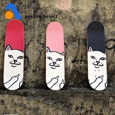 Qoo10 3 10 かわいい猫スケートボードデッキ スポーツ