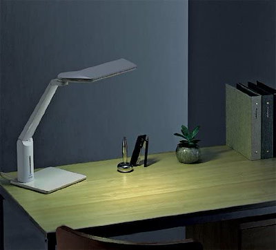 正規品質保証 5段階調光機能付きledデスクライトホワイトle H615w 間接照明 Samysband Com Br