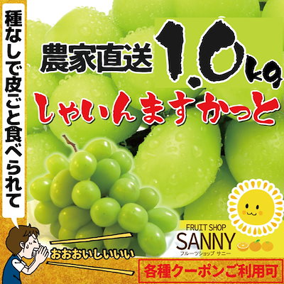 Qoo10 愛媛県産 長野県産シャインマスカット 食品