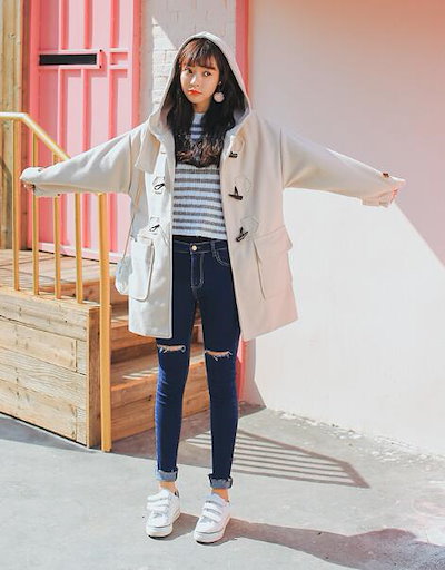 ユニーク韓国 ファッション 冬 人気のファッション画像
