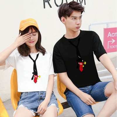 Qoo10 ミッキー ペアルックカップル Tシャツ レディース服 Qoo10 ミッキー ペアルックカップル Tシャツ レディース服