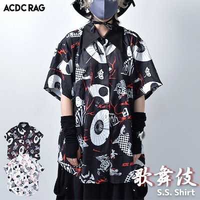 Qoo10 Acdc Rag 半袖 カブキシャツ 和柄 原宿系 ファ レディース服