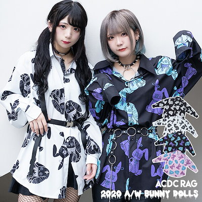 Qoo10 Acdc Rag Pバニードールズ シャツ 長袖 パンク レディース服