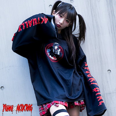 Qoo10 Acdc Rag Spooky Girl ロングtシャツ レディース服