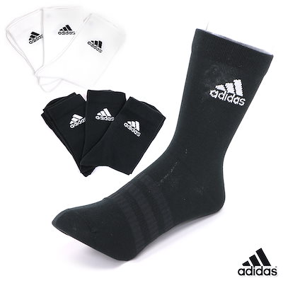 Qoo10 Adidas Light Crew Socks 3p メンズファッション