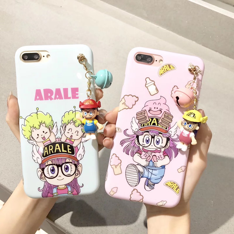 Qoo10 Arale韓国アラレちゃんペンダントかわいい携帯ケースiphone11proケースiphone Xs Max Xrケースiphonex ケースiphone7ケースiphoneケースiphone8ケース6