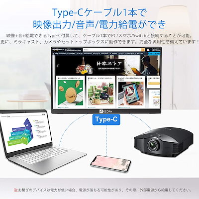 大勧め Arzopaモバイルモニター13 3インチモバイルディスプレイ19x1080fhdips Pcモニター Accesvertical Es