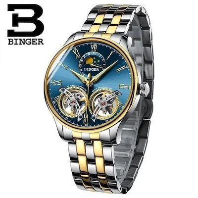 33 割引超安い品質 Bingerラグジュアリーブランド機械式メンズ腕時計スケルトンサファイアクリスタルメイト防水時計 ファッション腕時計 腕時計 アクセサリー Urbanfarminginstitute Org