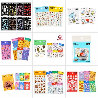 Qoo10 Bts公式 グッズ Bt21 シール セ Kpop