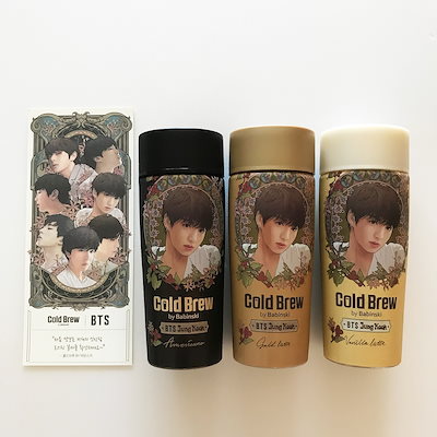 BTS Ticket Official Goods BTS Cold Brew By Babinski Special Coffee Bottle