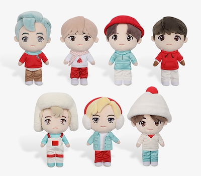 bts pop up plush dolls