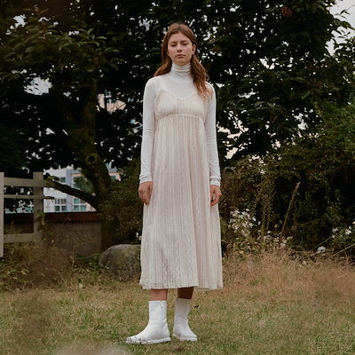 49 割引人気ブランドを Bustierlacedress Ivory ワンピース ドレス レディース 服 Urbanfarminginstitute Org