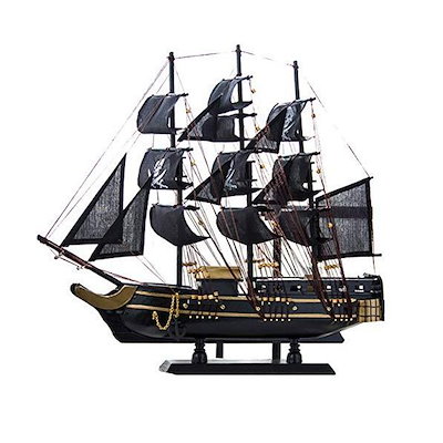 女の子向けプレゼント集結 Cgbf Shipmodelwoodensailingshipmodelvintagehandmademediterraneanstyleblackpirateshipfor プラモデル 模型