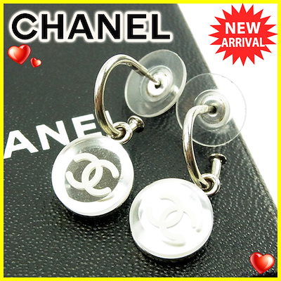 Qoo10 Chanel シャネル ピアス アクセサリー シルバー メンズバッグ シューズ 小物