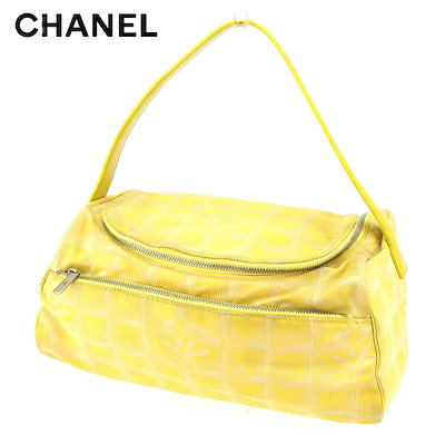 2022年新作 CHANELバニティハンドバッグ化粧ポーチイエローA15829 ...
