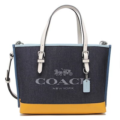 殿堂 Coachコーチアウトレットトートバッグショルダーバッグブルーベージュレディースcoachc4 バッグ Samysband Com Br