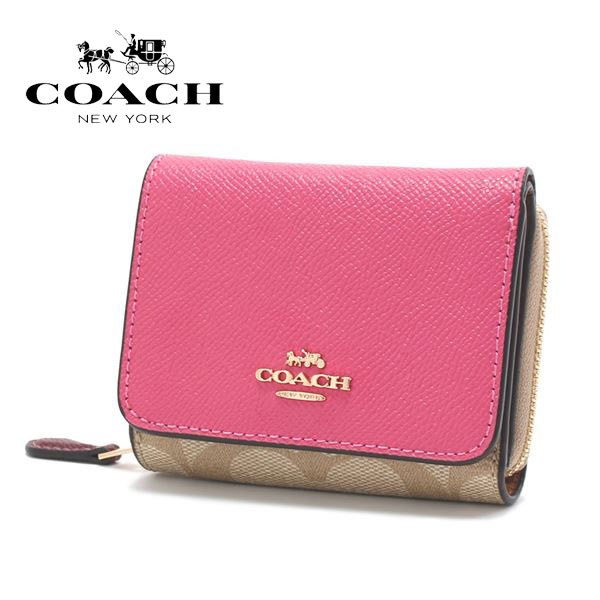 おまけ付 Coachコーチ 三つ折り財布 レディース Coach Wallet カラーブロック シグネチャー コンフェテ 納期短め レディースファッション バッグ 雑貨 Www Cepgl Org