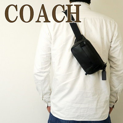 37 割引 名入れ無料 Coachバッグメンズショルダーバッグ斜めがけブラック黒6786qbbk メンズバッグ メンズバッグ シューズ 小物 Devzone Positivecoach Org