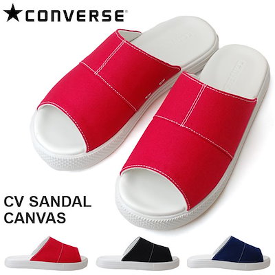 Qoo10 Converse コンバース Cv サンダル キャンバス メンズバッグ シューズ 小物