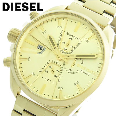 44 割引 絶品 Dieselディーゼルdieselクロノクオーツメンズ腕時計dz4475ゴールド ゴールド ファッション腕時計 腕時計 アクセサリー Coyoterungolf Com