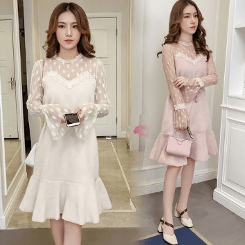 Qoo10 Discover The Season 韓国女性のファッション新作 ニットワンピ レディース服