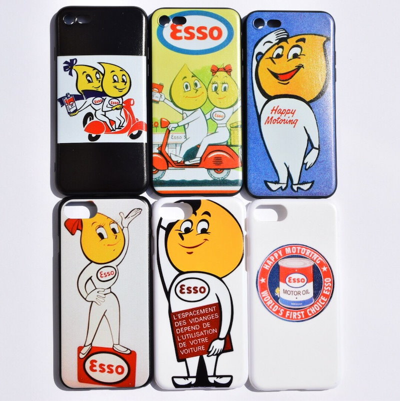 Qoo10 Esso エッソ Iphone ケース アメリカン シリコン ハードケース 送料無料 Iphone6 Iphone6s Iphone6plus Iphone6plus Iphone7 Iphon