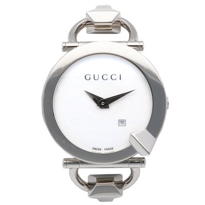 50 割引高価値セリー Gucciバングル腕時計ステンレススチール122 5レディース中古 ファッション腕時計 腕時計 アクセサリー Urbanfarminginstitute Org
